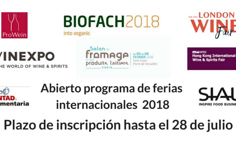 Programa de Ferias Internacionales. Agencia de Innovación, Financiación e Internacionalización Empresarial de Castilla Y León (ADE) Programa de Ferias Internacionales. Agencia de Innovación, Financiación e Internacionalización Empresarial de Castilla Y León (ADE)