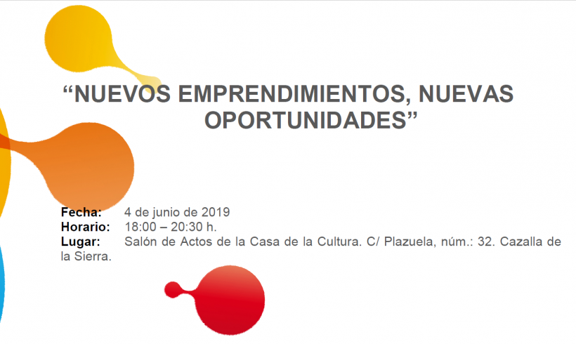 SOHISCERT colabora con el CADE de Cazalla de la Sierra en la Jornada sobre: ¨Nuevos Emprendimientos, Nuevas Oportunidades¨